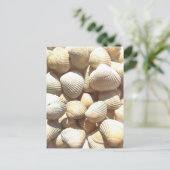 Happy Father's Day, Seashells, Photo Summer Beach Briefkaart (Staand voorkant)