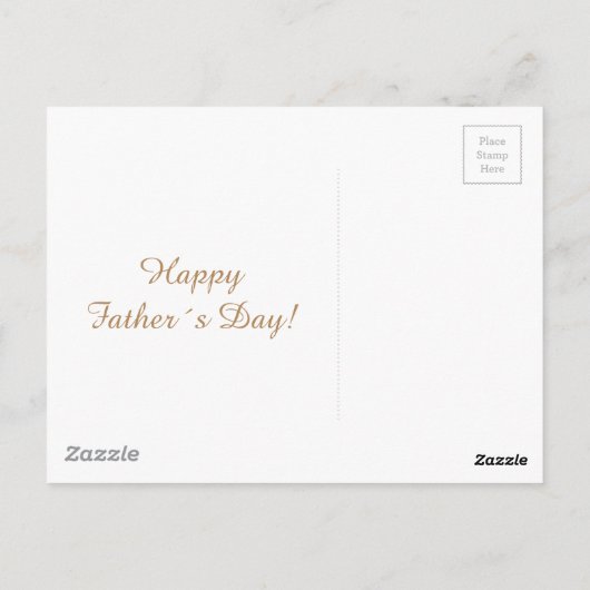 Happy Father's Day, Seashells, Photo Summer Beach Briefkaart (Achterkant)