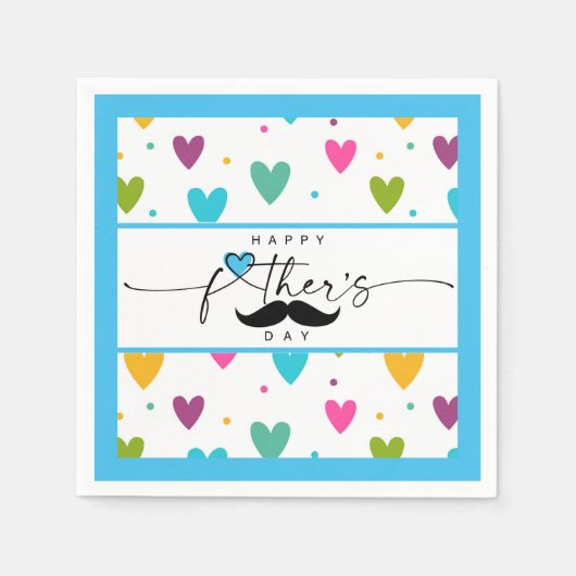 Happy Fathers Day Servet (Voorkant)