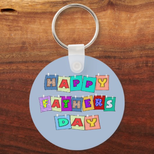 Happy Fathers Day Sleutelhanger (Voorkant)