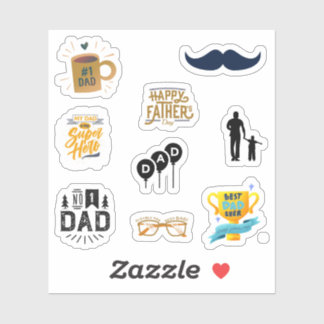 Happy Fathers Day Stickers