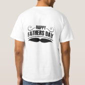Happy Fathers Day T-shirt (Achterkant)