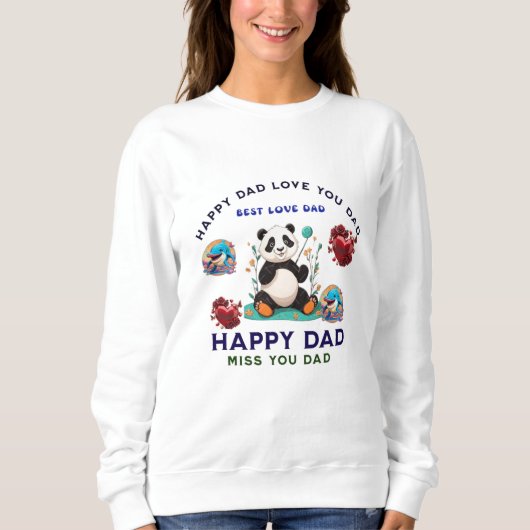 Happy Father's Day T-Shirt logo Custom Dad T-Shir (Voorkant)