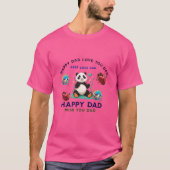 Happy Father's Day T-Shirt logo Custom Dad T-Shir (Voorkant)