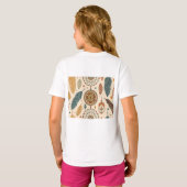 Happy Father's Day T-Shirt met Elegant Bow Stropda (Achterkant volledig)