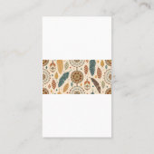 Happy Father's Day T-Shirt met Elegant Bow Stropda Visitekaartje (Achterkant)