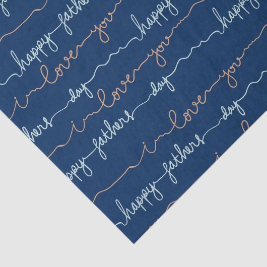 Happy Fathers Day Tissuepapier (Detail)