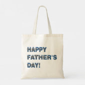 Happy Fathers Day Tote Bag (Achterkant)