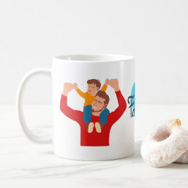 Happy Fathers Day | Vader en Zoon Koffie Mok