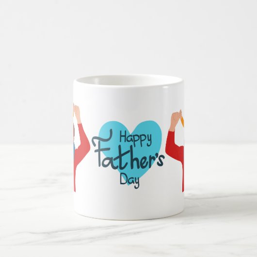 Happy Fathers Day | Vader en Zoon Koffie Mok (Center)