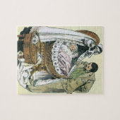  Happy Fathers Day, Victoriaans Baby Legpuzzel (Horizontaal)