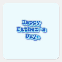 Happy Father's Day Vierkante Sticker