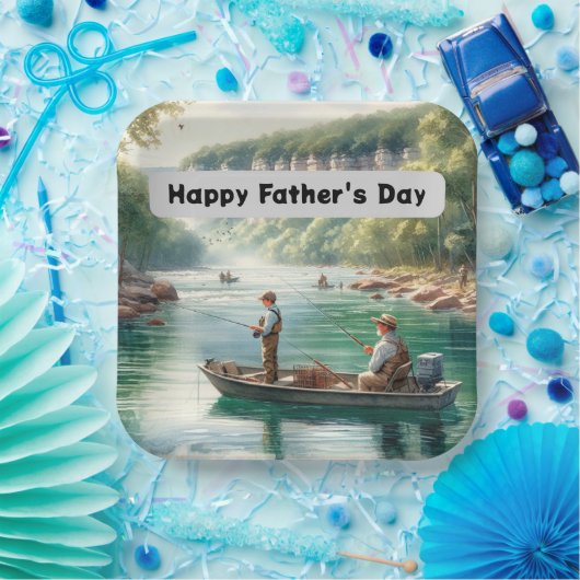 Happy Fathers Day Vist Papieren Bordje (Feest)