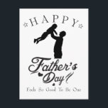 Happy Fathers Day voelt zo goed om één ontwerp te  Briefkaart<br><div class="desc">Het lijdt geen twijfel dat Dads geweldig zijn. Dit grappige vaders ontwerp werd gemaakt om de liefde van het show voor elke vader daar te , vooral tijdens de vaderdag. Elke coole vader verdient het te allen tijde gevierd te worden. Ik ben blij met alle geweldige vaders dat ze er...</div>