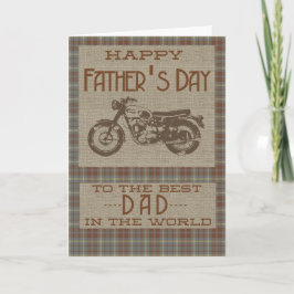 Happy Fathers Day voor de beste vader ter wereld Kaart