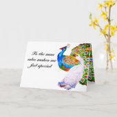 HAPPY FATHERS DAY VOOR MIJN LOVE CARD KAART (Gele Bloem)