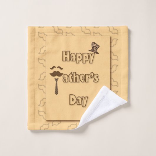 Happy Fathers Day Washandje (Wasdoekje)