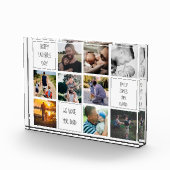 Happy Fathers day, we houden van je vaders fotocol Fotoblokken (Rechts)