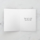 Happy Father's Day White Horse Mountains Clouds Kaart (Binnen)