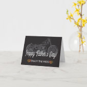 Happy Father's Day with Motorcycle Enjoy the Ride Kaart (Gele Bloem)