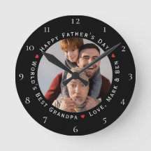 Happy Fathers Day World's Best Grandpa Cool Trendy