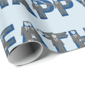 Happy Fathers Day Wrapping Paper Cadeaupapier (Rol Hoek)