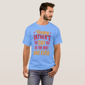 Happy Fathers Dayohe Beste vader ooit  T-shirt (Voorkant volledig)