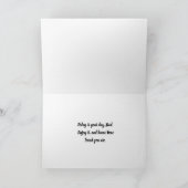 Happy Father's Wood Duck On A Log Kaart (Binnen)