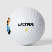 Happy Fathersday met familie Golfballen (Logo)