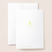 Happy Feast Gold Foil Wenskaart Folie Kaarten (Met envelop)