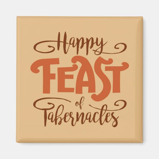 Happy Feast of Tabernacles Magnet (Voorkant)