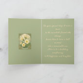 Happy February Birthday Primrose Flowers Kaart (Binnen)