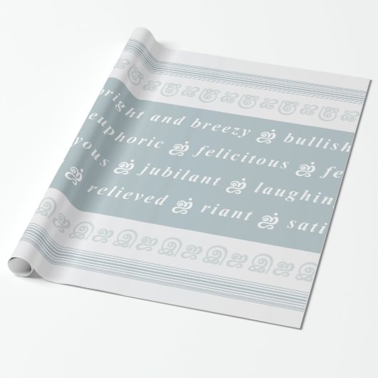 Happy Feeling Cadeaupapier (Uitgerold)