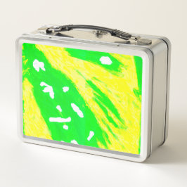 Happy Feeling Metal Lunchbox