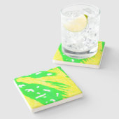 Happy Feeling Stone Onderzetter (Zijkant)