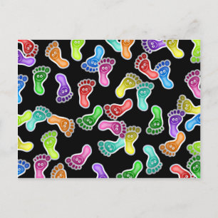 Happy Feet-achtergrond Briefkaart