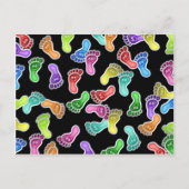 Happy Feet-achtergrond Briefkaart (Voorkant)