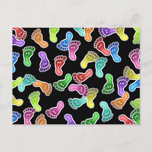 Happy Feet-achtergrond Briefkaart (Voorkant)