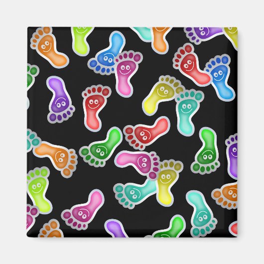 Happy Feet-achtergrond Magneet (Voorkant)