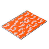 Happy Feet-achtergrond Notitieboek (Linkerzijde)