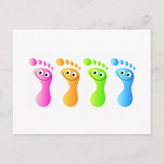 Happy Feet Briefkaart (Voorkant)