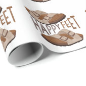 Happy Feet Cadeaupapier (Rol Hoek)