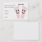 Happy Feet Chiropodist Visitekaartje (Voorkant / Achterkant)