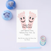 Happy Feet Day Neursery Flyer (Enkel)