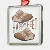 Happy Feet Metalen Ornament (Links)