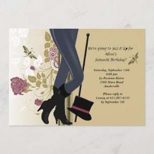 Happy Feet-uitnodiging Kaart