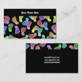 Happy Feet Wallpaper, Jouw naam hier Visitekaartje (Voorkant / Achterkant)