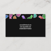 Happy Feet Wallpaper, Jouw naam hier Visitekaartje (Achterkant)