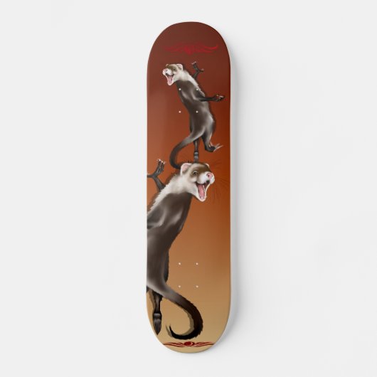 Happy Ferret Skateboard (Voorkant)