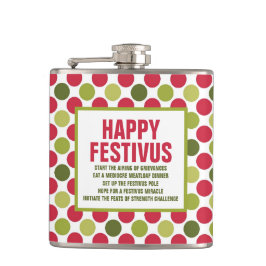 Happy Festivus Fun Flask ©NHC Heupfles